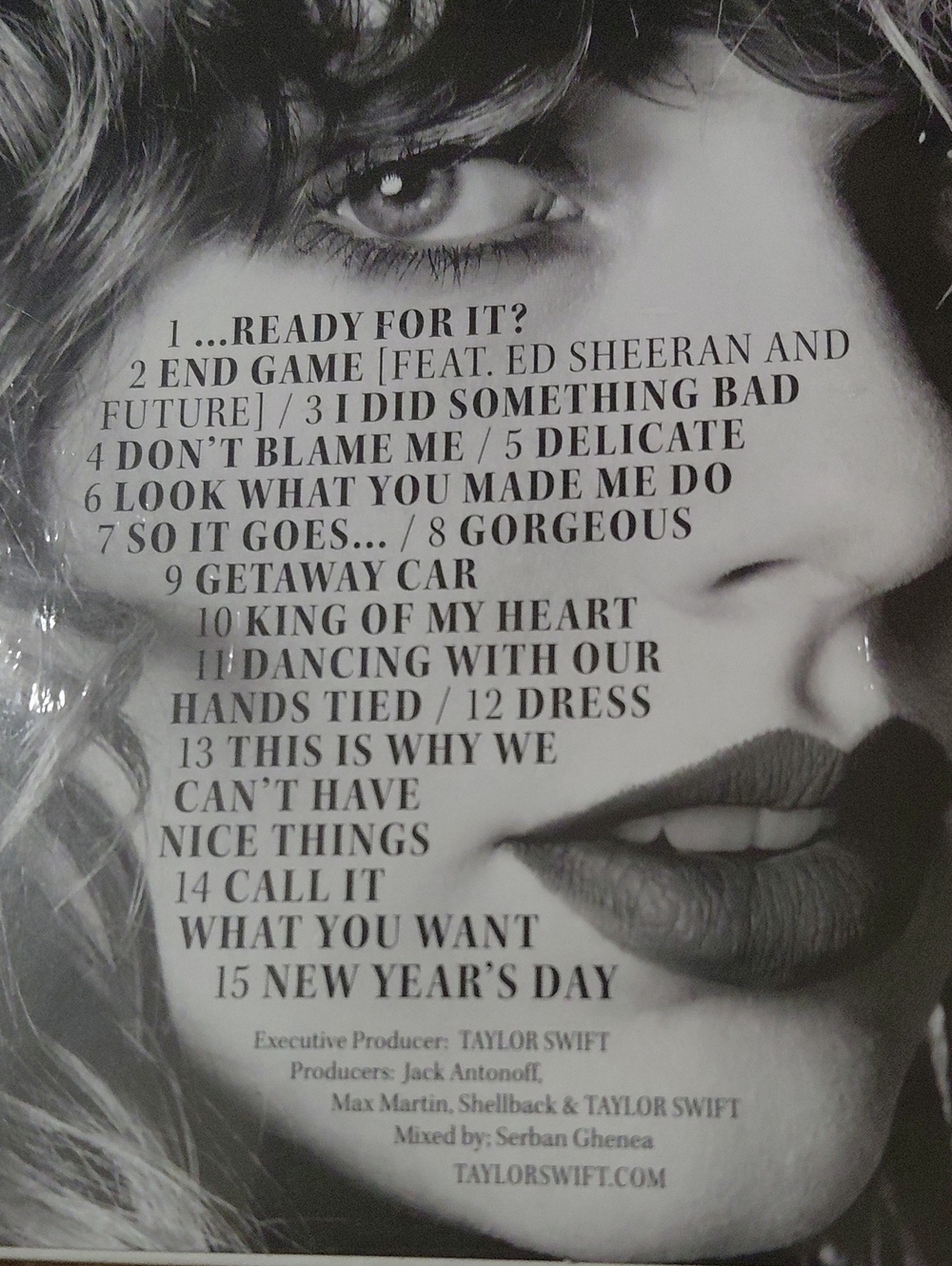 Unopened TAYLOR SWIFT 2017 REPUTATION CD in Sleeve - Picture 4 of 9
